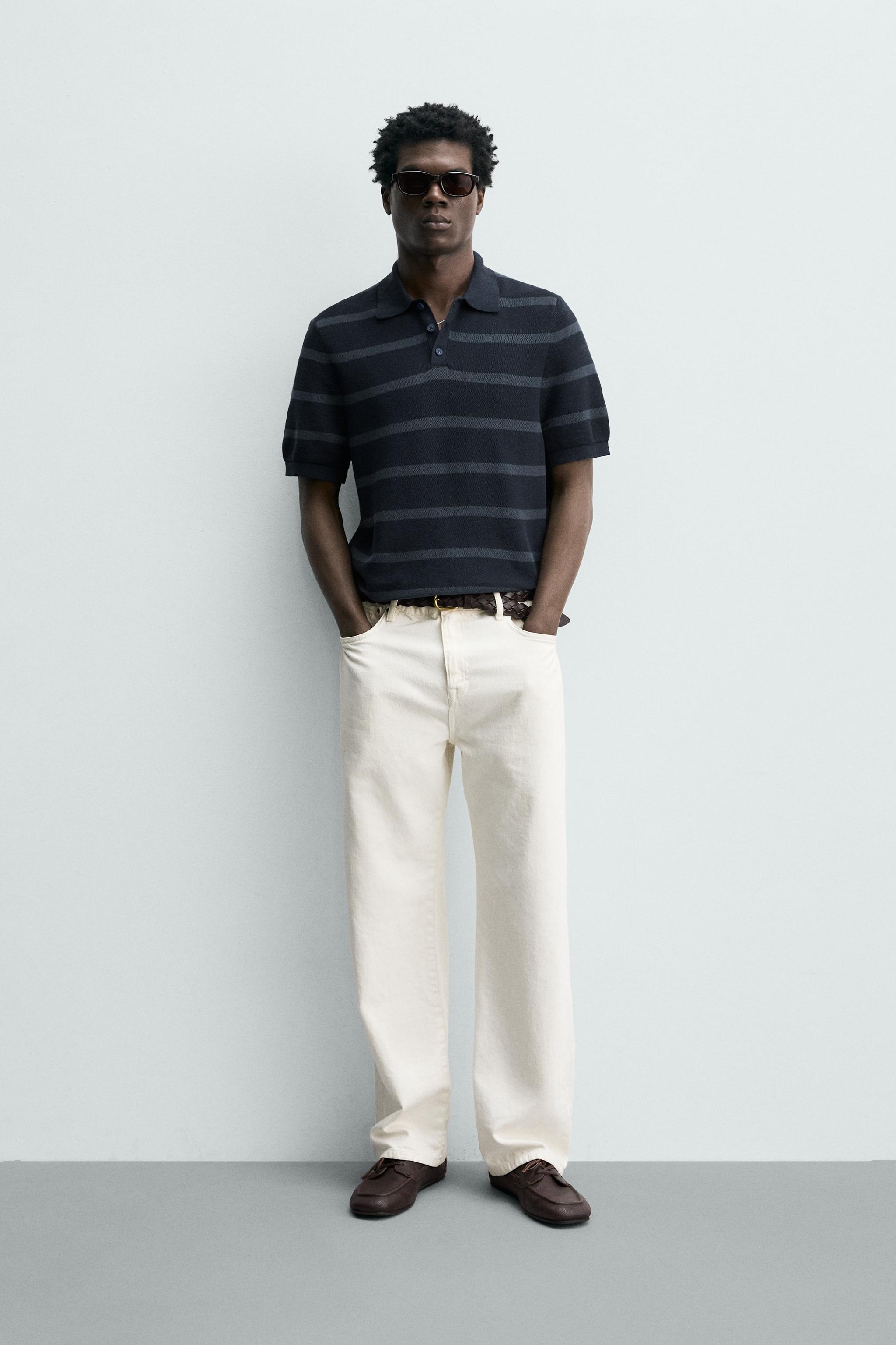 POLO REGULAR FIT EN MAILLE PIQUÉE